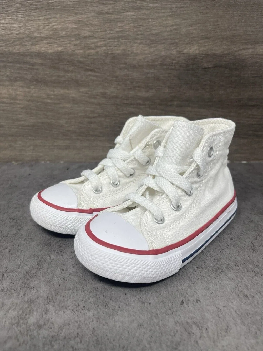 Converse Chuck Taylor All Star Size 7 Kids Toddler White Canvas Classic Sneaker